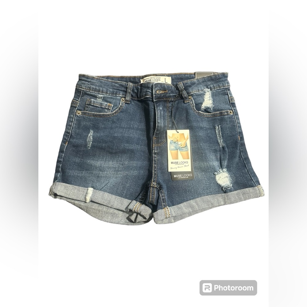 Muse Looks skinny short denim